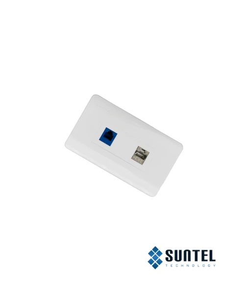 Mặt Nạ Mạng Dintek 02 Port Us Type 120X70X6.2Mm