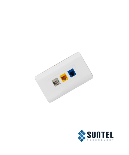 Mặt Nạ Mạng Dintek 03 Port Us Type 120X70X6.2Mm