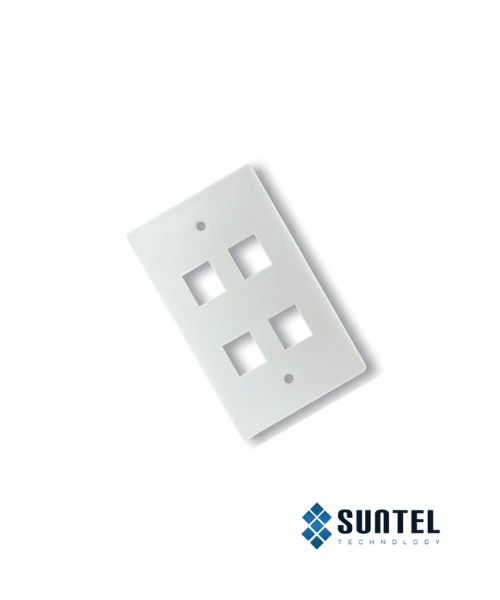 Mặt Nạ Mạng Dintek 04 Port Us Type 70X114Mm Mặt Phẳng