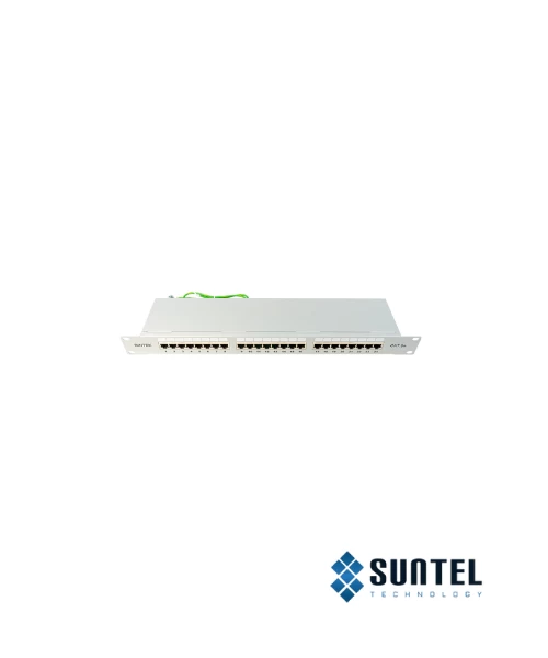 Thanh Phối Cáp Gắn Tủ Rack Dintek Cat 5E 24 Port Pro Fully Shielded 19 Inch Rackmount Krone Type