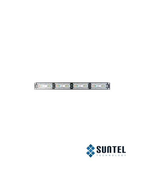 Thanh Phối Cáp Gắn Tủ Rack Dintek Cat 6 24 Port 19 Inch Rackmount Krone Type