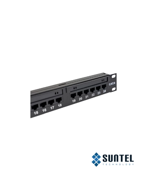 Thanh Phối Cáp Gắn Tủ Rack Dintek Cat 6 24 Port 19 Inch Rackmount Krone Type