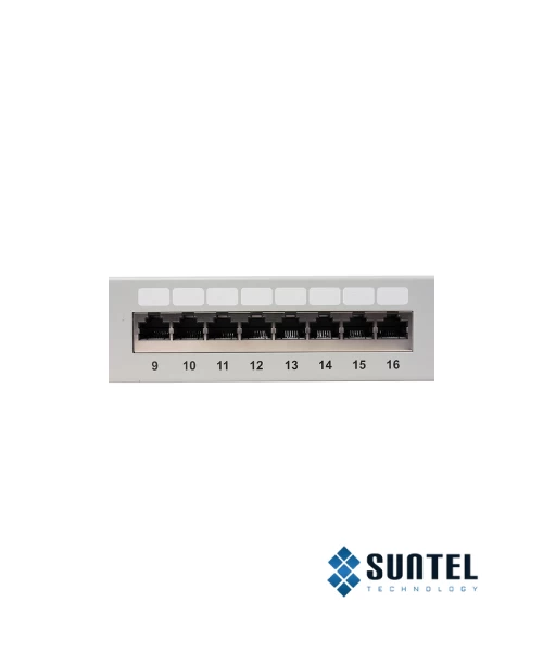 Thanh Phối Cáp Gắn Tủ Rack Dintek Cat 6 24 Port Fully Shielded 19 Inch Rackmount Krone Type