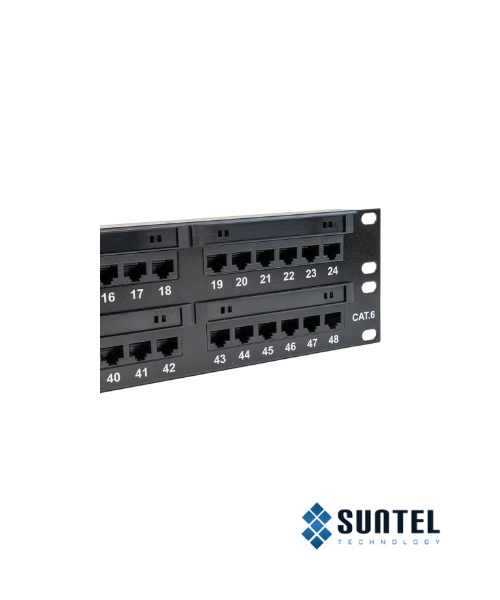 Thanh Phối Cáp Gắn Tủ Rack Dintek Cat 6 48 Port 19 Inch Rackmount Krone Type