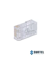 Đầu Mạng Aptek Rj45 Cat.6, 3 Prongs Contact Gold Plated