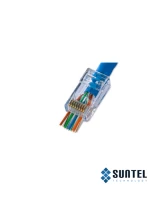 Đầu Mạng Aptek Rj45 Cat.6 Dạng Xuyên Thấu Pass Through