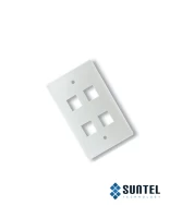 Mặt Nạ Mạng Dintek 04 Port Us Type 70X114Mm Mặt Phẳng