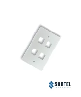 Mặt Nạ Mạng Dintek 04 Port Us Type 70X114Mm Mặt Phẳng