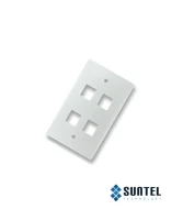 Mặt Nạ Mạng Dintek 04 Port Us Type 70X114Mm Mặt Phẳng