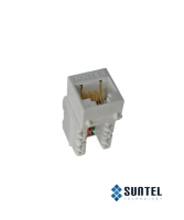 Ổ Cắm Cat 6 Dintek E-Type Ezi-Keystone Jack Horizontal Mặt Nhấn Cáp Ngang