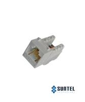 Ổ Cắm Cat 6 Dintek E-Type Ezi-Keystone Jack Horizontal Mặt Nhấn Cáp Ngang