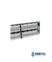 Thanh Phối Cáp Gắn Tủ Rack Dintek Cat 5E 48 Port 2U 19 Inch Rackmount Krone Type