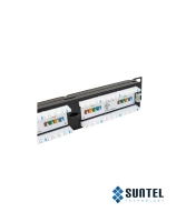 Thanh Phối Cáp Gắn Tủ Rack Dintek Cat 6 24 Port 19 Inch Rackmount Krone Type