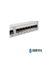 Thanh Phối Cáp Gắn Tủ Rack Dintek Cat 6 24 Port Fully Shielded 19 Inch Rackmount Krone Type