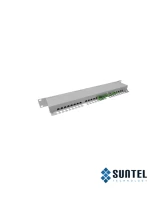 Thanh Phối Cáp Gắn Tủ Rack Dintek Cat 6 24 Port Fully Shielded 19 Inch Rackmount Krone Type