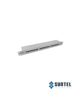 Thanh Phối Cáp Gắn Tủ Rack Dintek Cat 6 24 Port Fully Shielded 19 Inch Rackmount Krone Type